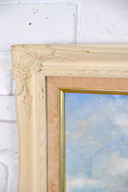 1980s painting Melbourne Brighton Beach by Traicia Tatham