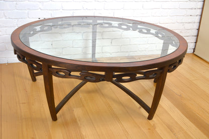 Australian Colossal Mid Century Glass / Blackwood & Teak by Dario Zoureff