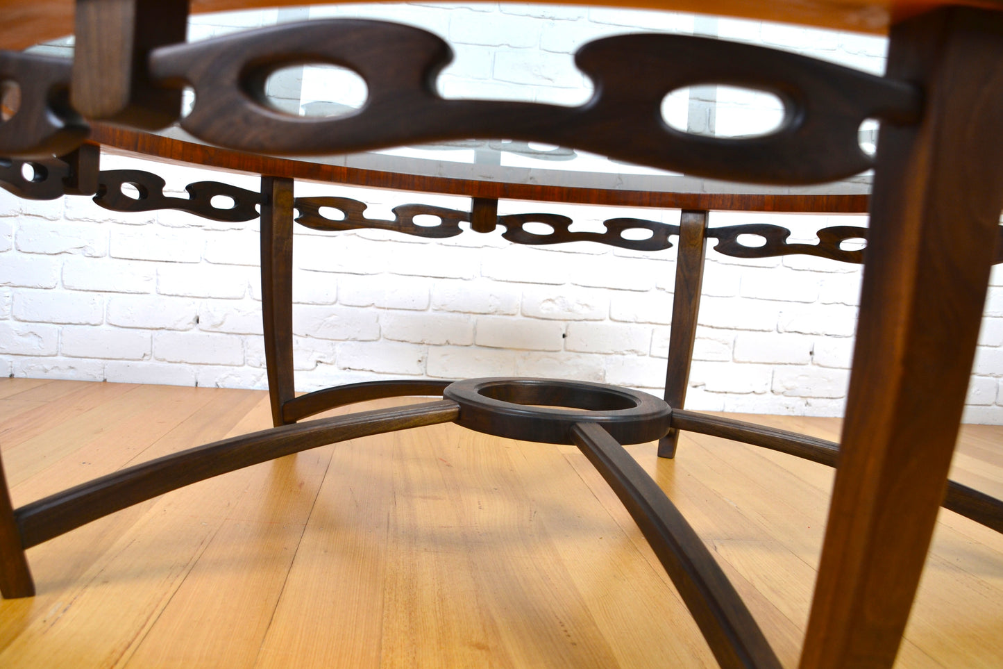 Australian Colossal Mid Century Glass / Blackwood & Teak by Dario Zoureff