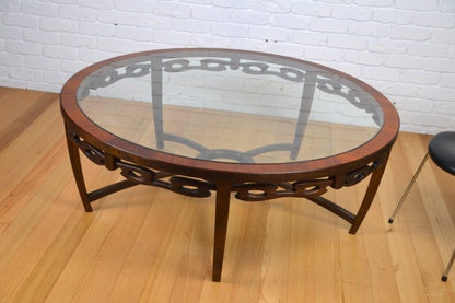 Australian Colossal Mid Century Glass / Blackwood & Teak by Dario Zoureff