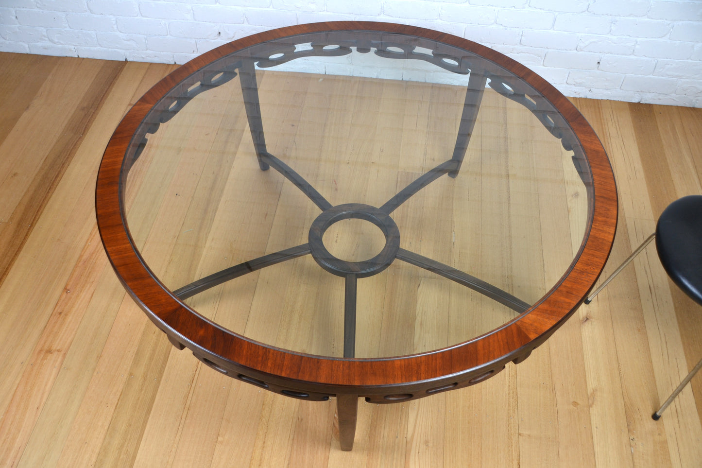 Australian Colossal Mid Century Glass / Blackwood & Teak by Dario Zoureff