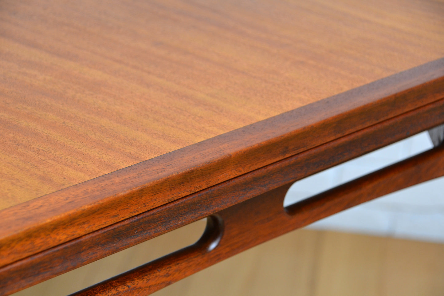 Vintage Fler flip-top extension dining table - fully restored Maple