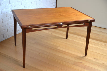 Vintage Fler flip-top extension dining table - fully restored Maple