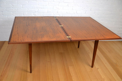 Vintage Fler flip-top extension dining table - fully restored Maple