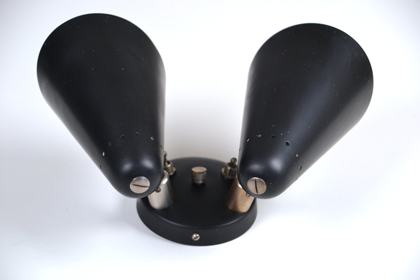 Mid century double wall sconce by BECO- Don Brown Evans & Co