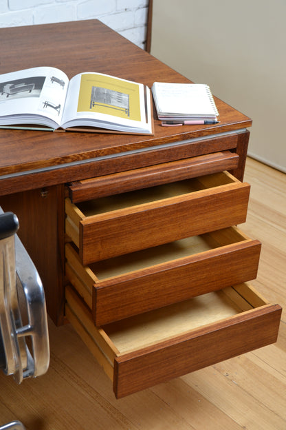 Vintage Australian executive desk- Restored