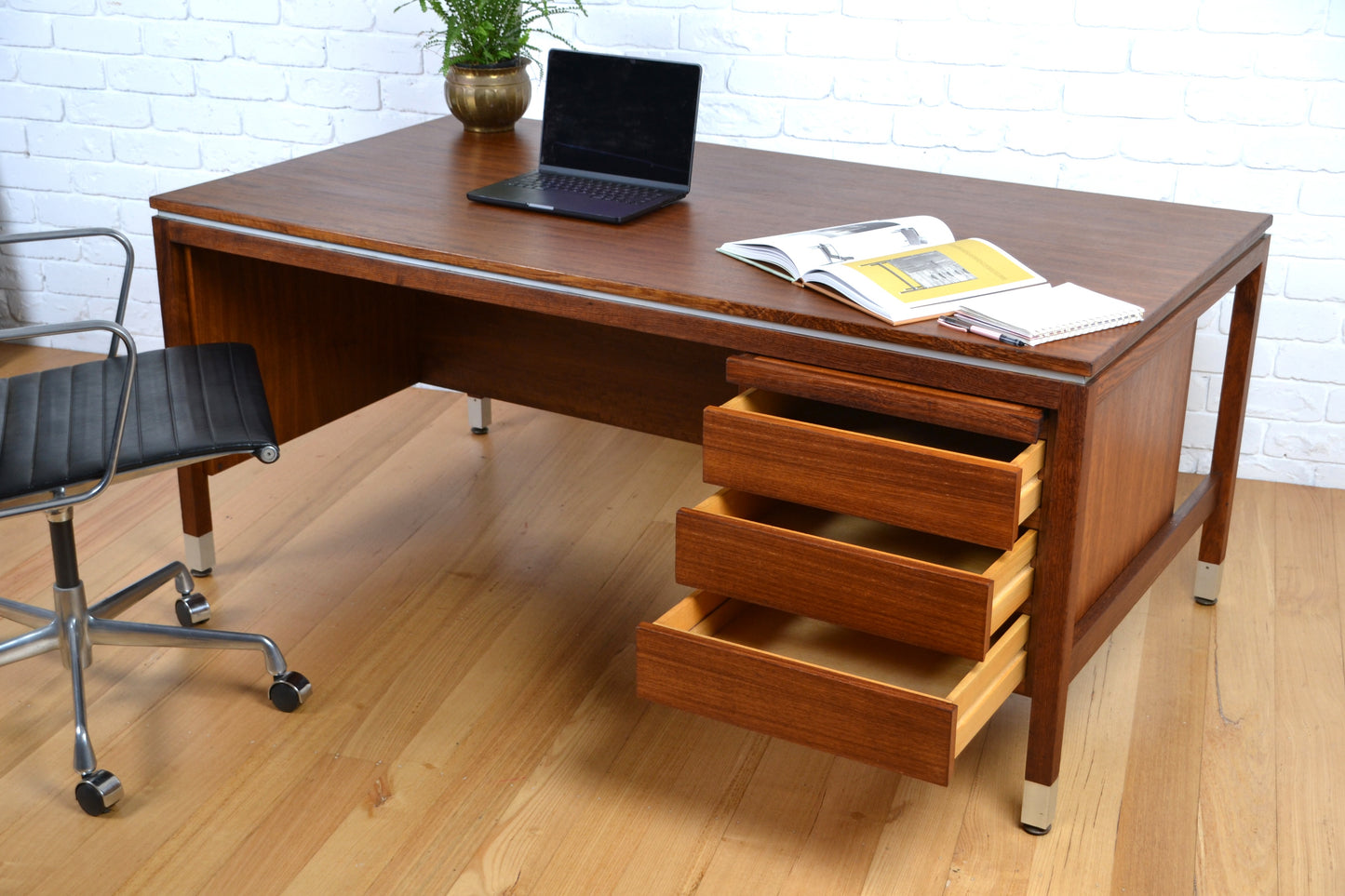 Vintage Australian executive desk- Restored