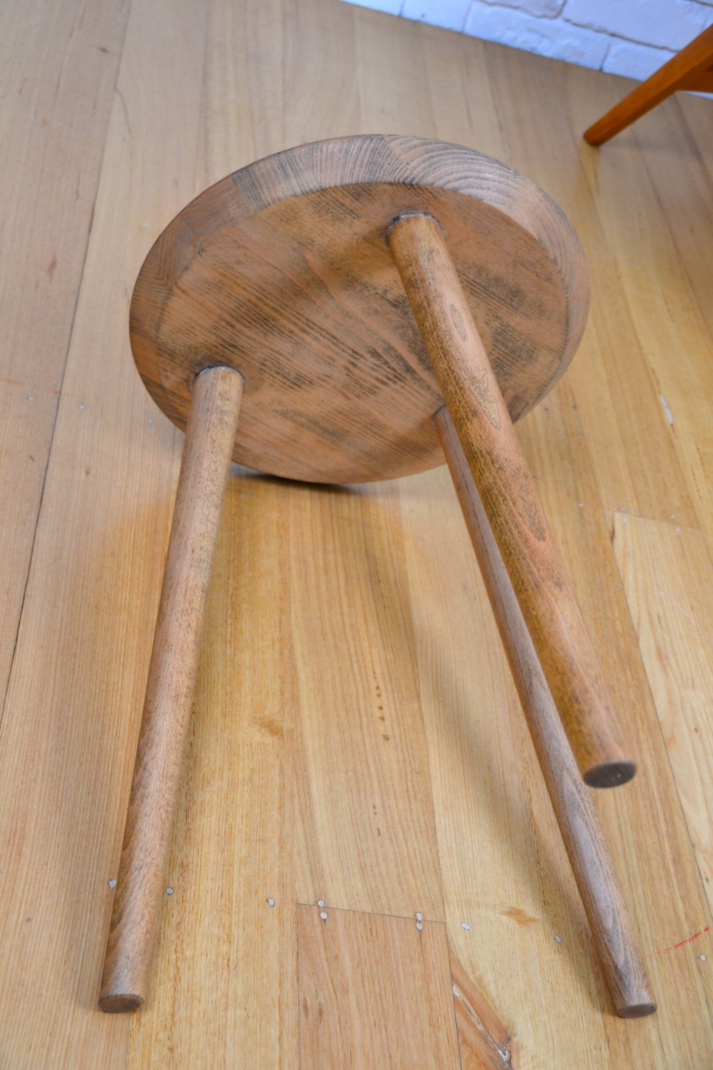 Modern design Beech wood stool / side table