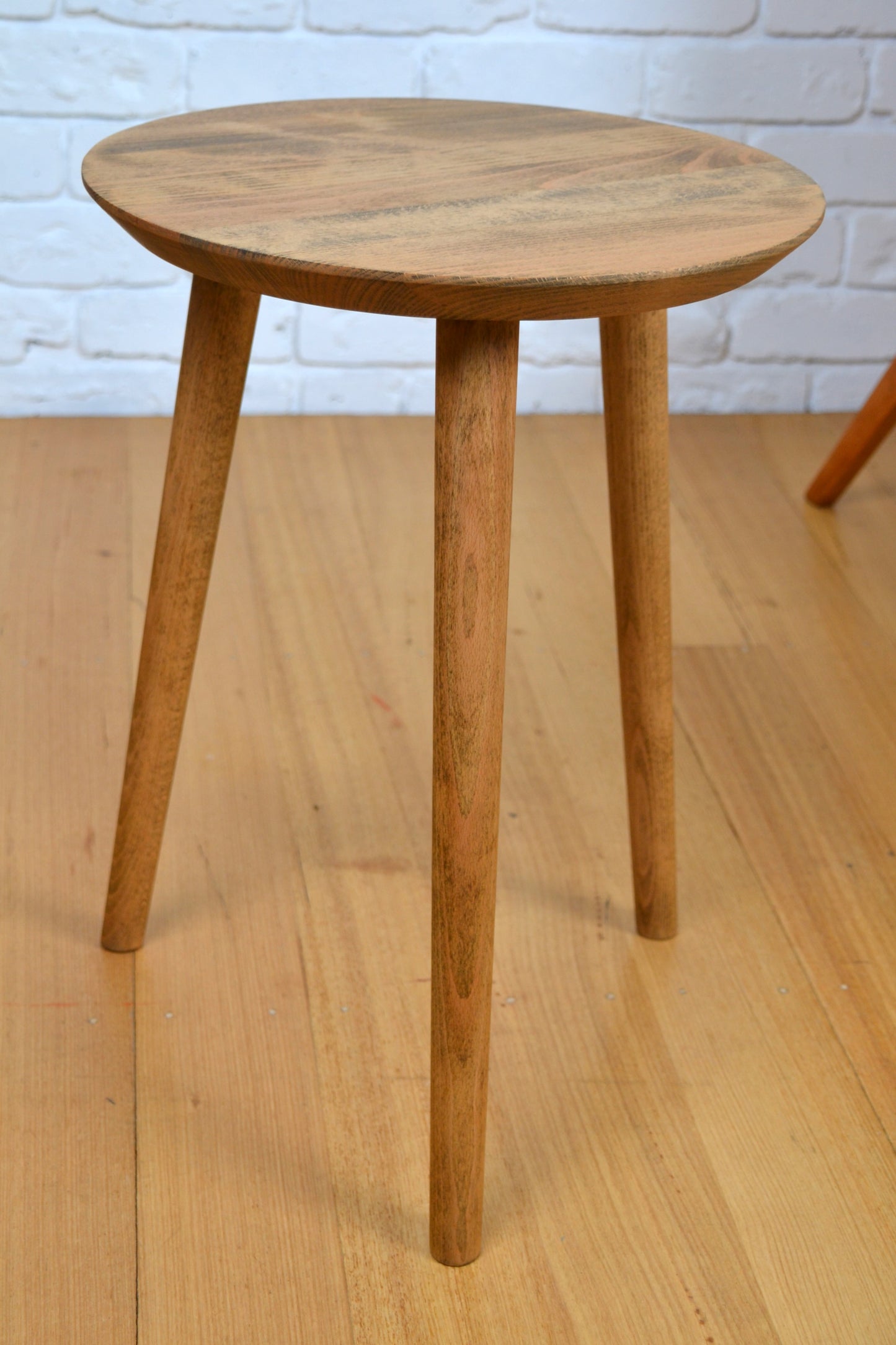Modern design Beech wood stool / side table