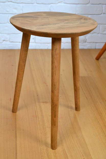 Modern design Beech wood stool / side table