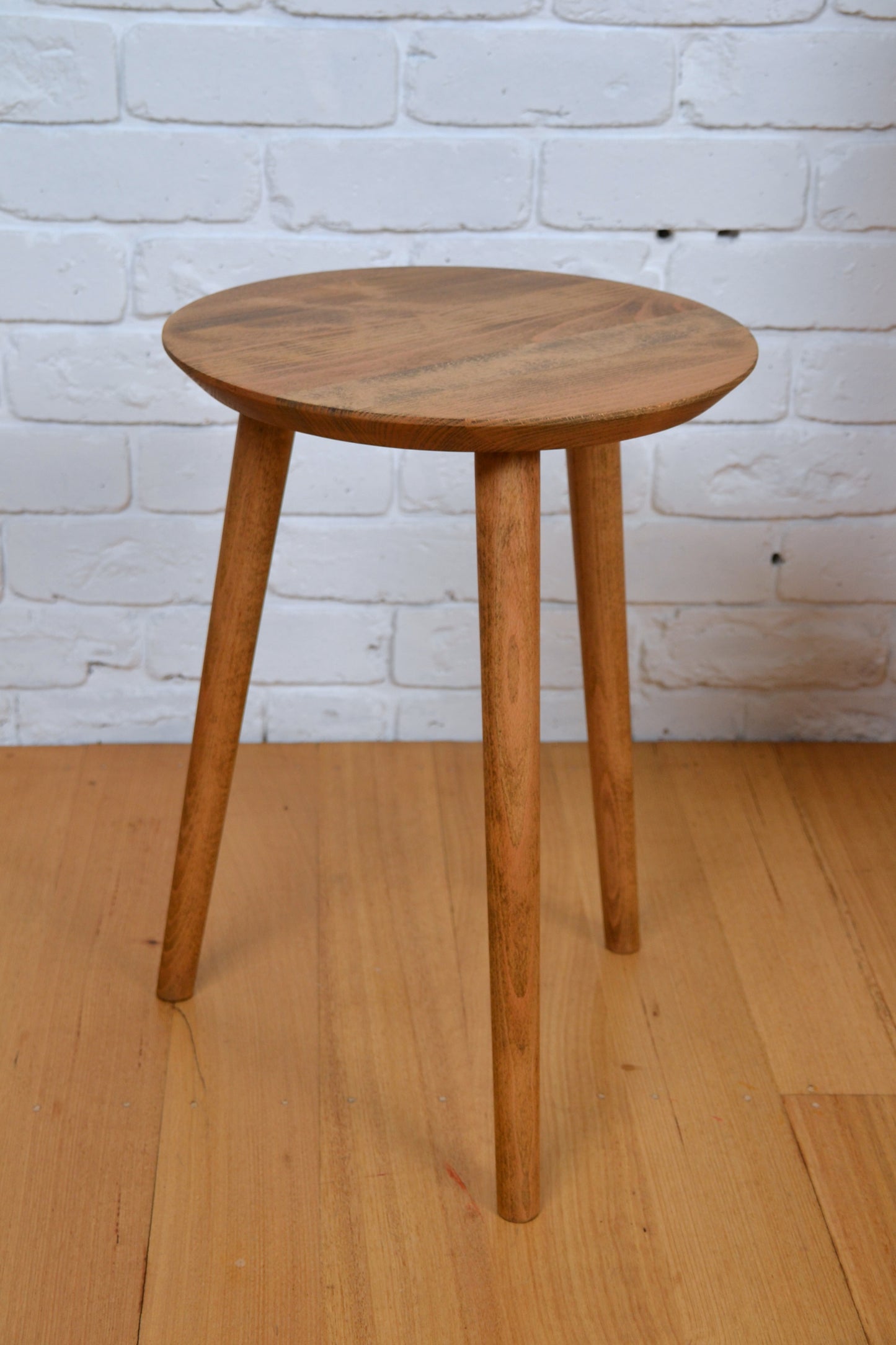 Modern design Beech wood stool / side table