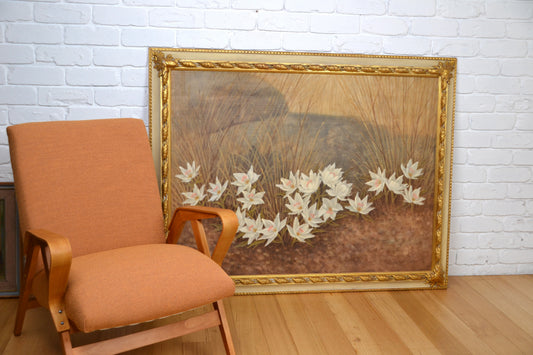 Impressive Large Oil painting by Loughridge Gray- South Africa 1.4 x 1.1 meters