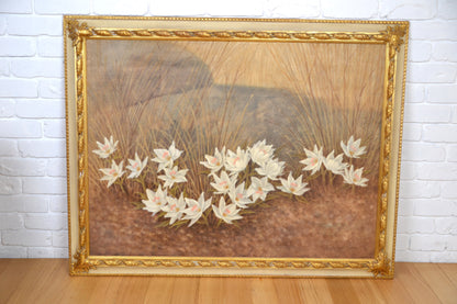 Impressive Large Oil painting by Loughridge Gray- South Africa 1.4 x 1.1 meters