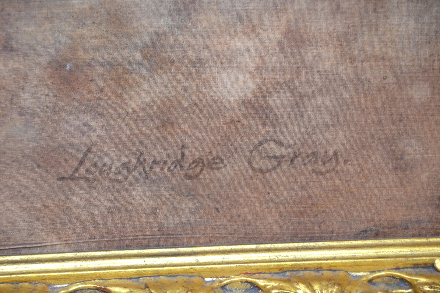 Impressive Large Oil painting by Loughridge Gray- South Africa 1.4 x 1.1 meters