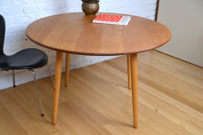 Vintage dining table - fully restored solid hardwood -