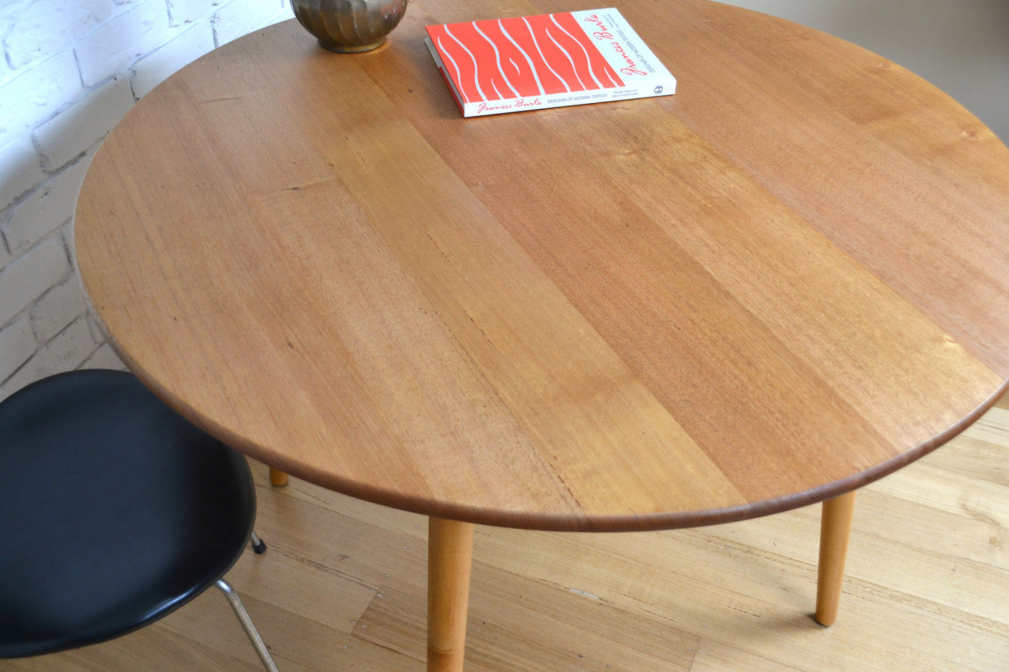 Vintage dining table - fully restored solid hardwood -