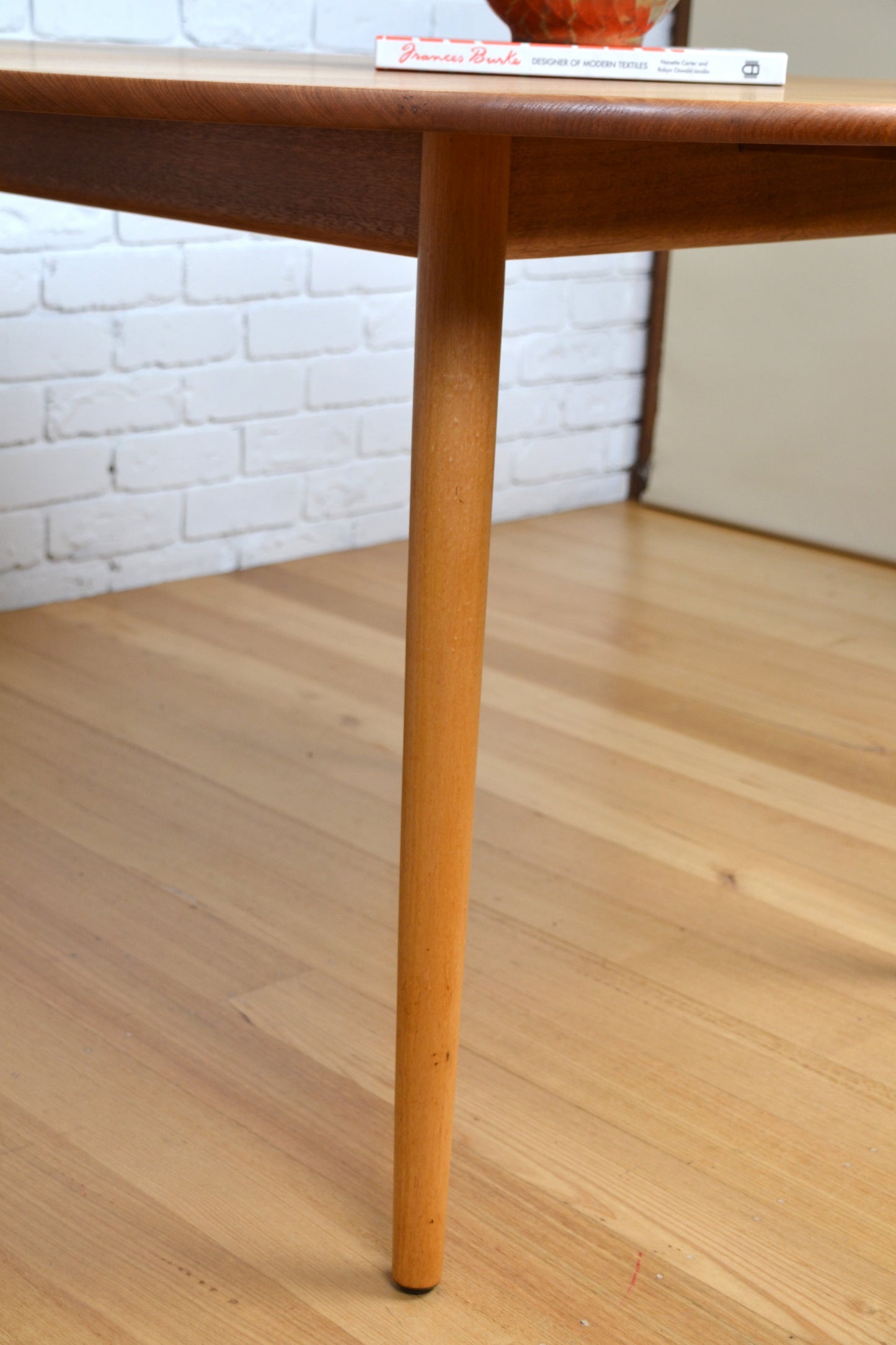 Vintage dining table - fully restored solid hardwood -