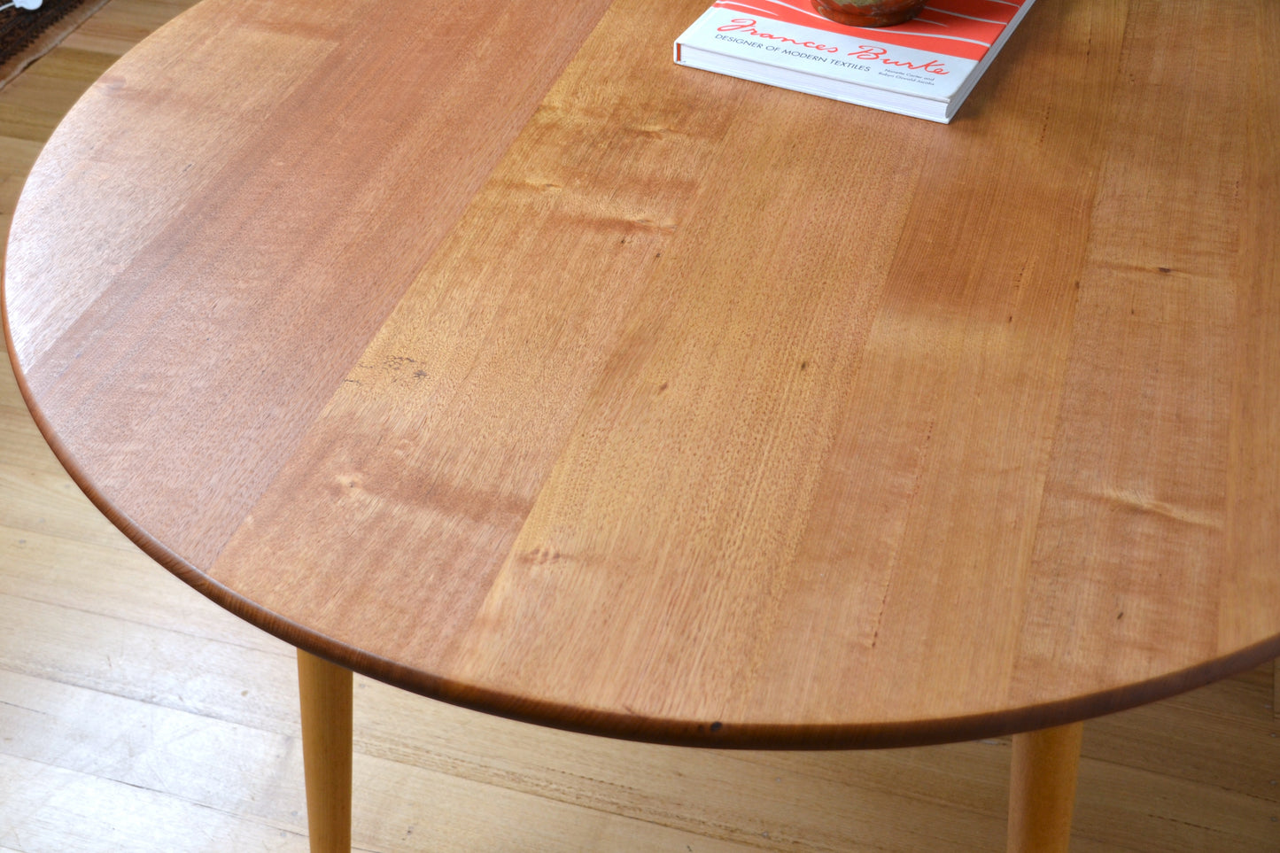 Vintage dining table - fully restored solid hardwood -