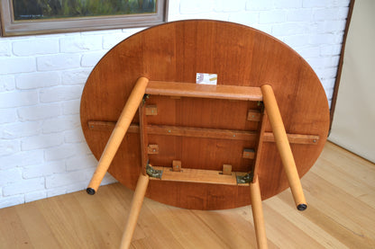 Vintage dining table - fully restored solid hardwood -