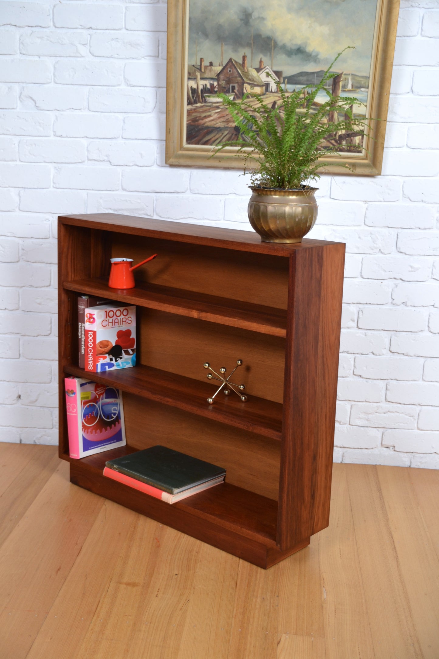 Exceptional - Vintage Australian solid Blackwood bookcase / shelf - restored