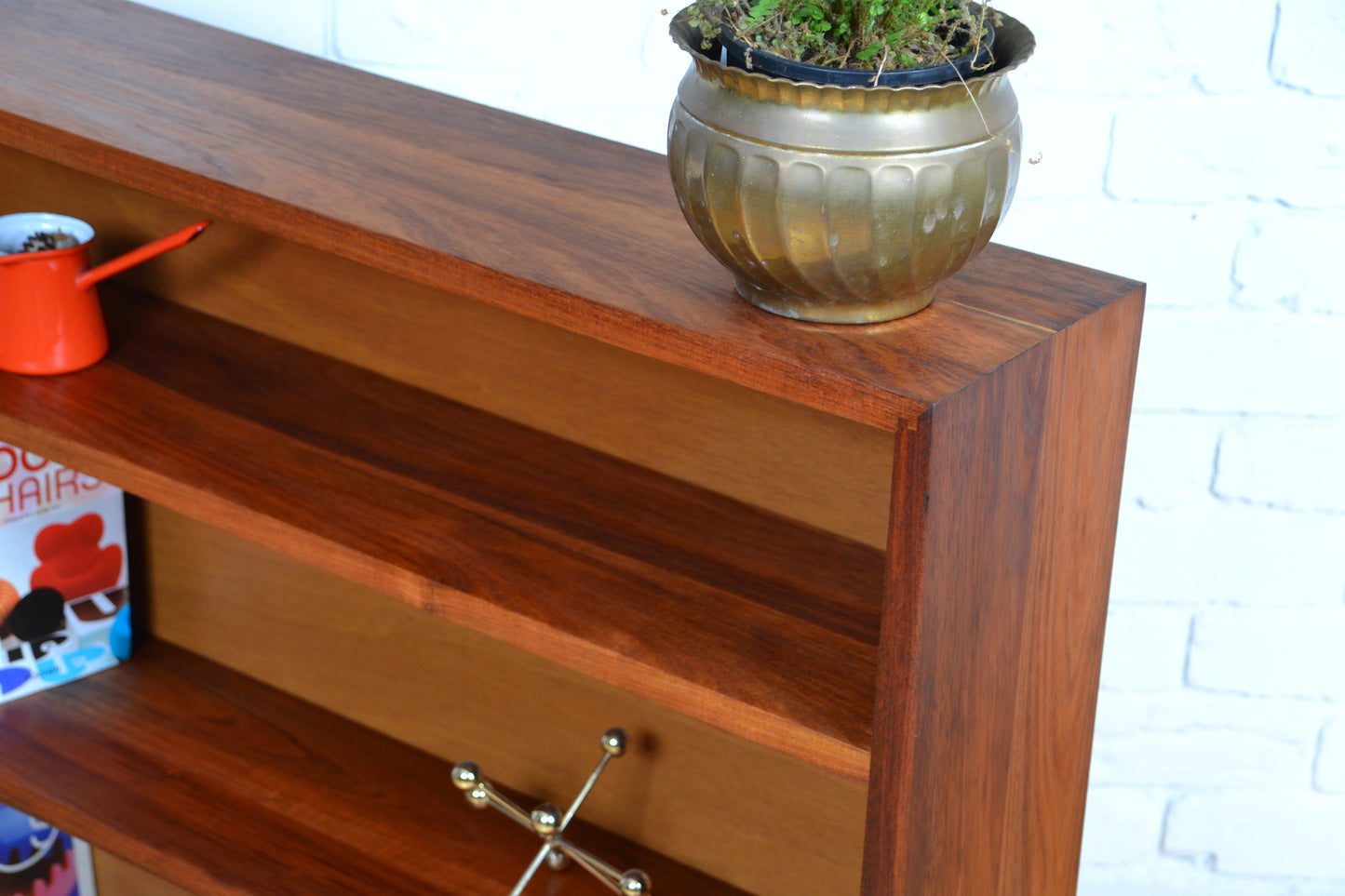 Exceptional - Vintage Australian solid Blackwood bookcase / shelf - restored