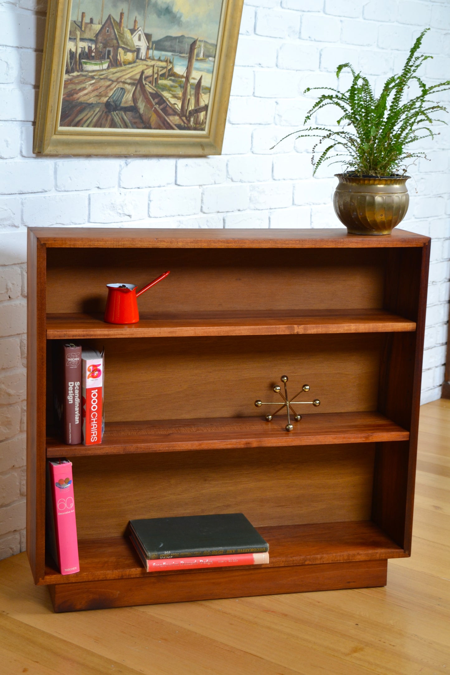 Exceptional - Vintage Australian solid Blackwood bookcase / shelf - restored