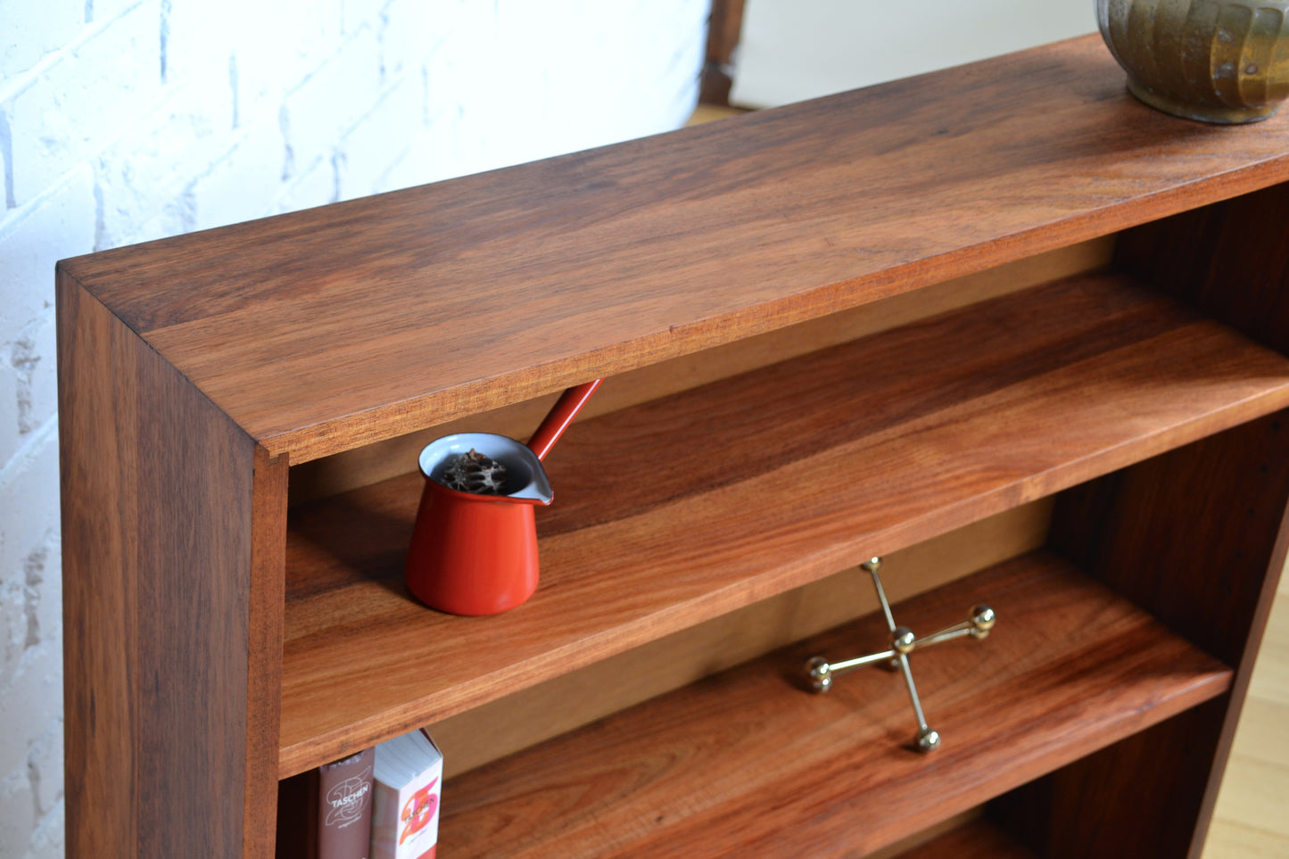 Exceptional - Vintage Australian solid Blackwood bookcase / shelf - restored