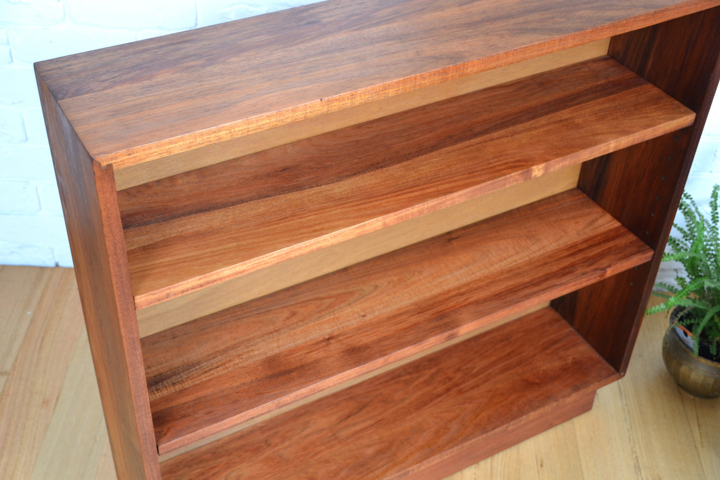 Exceptional - Vintage Australian solid Blackwood bookcase / shelf - restored