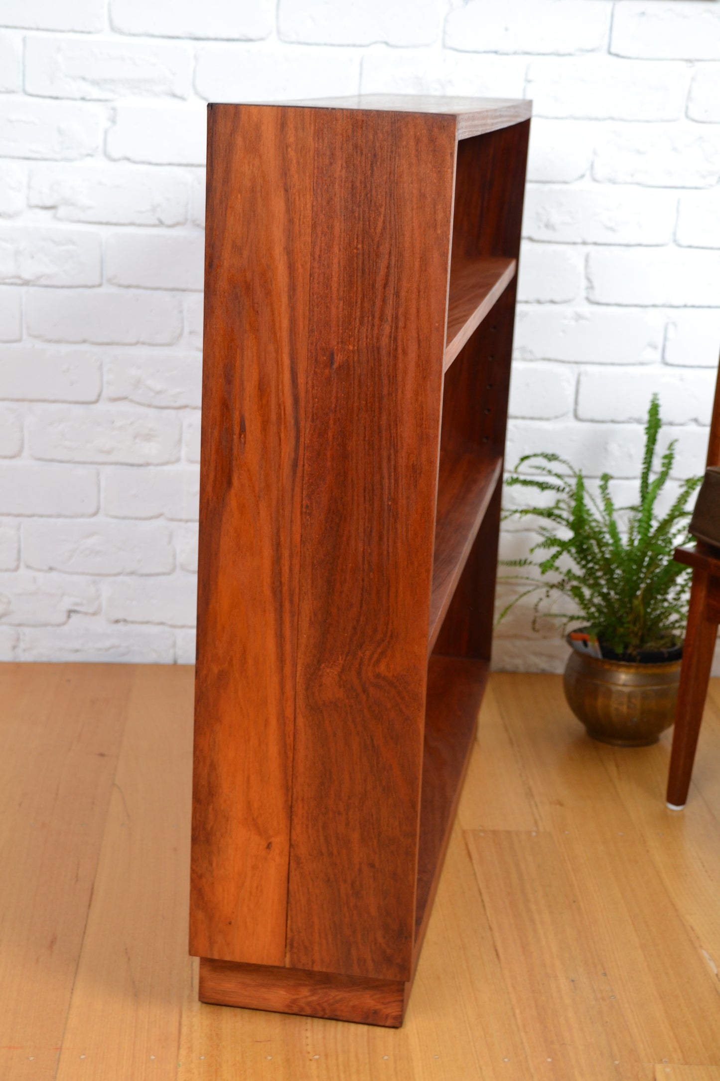 Exceptional - Vintage Australian solid Blackwood bookcase / shelf - restored