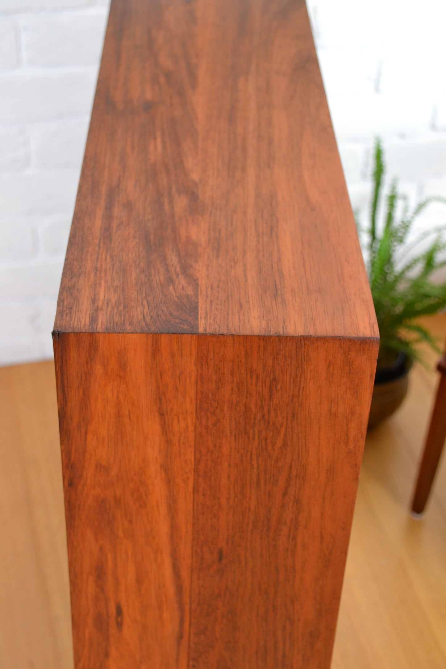 Exceptional - Vintage Australian solid Blackwood bookcase / shelf - restored