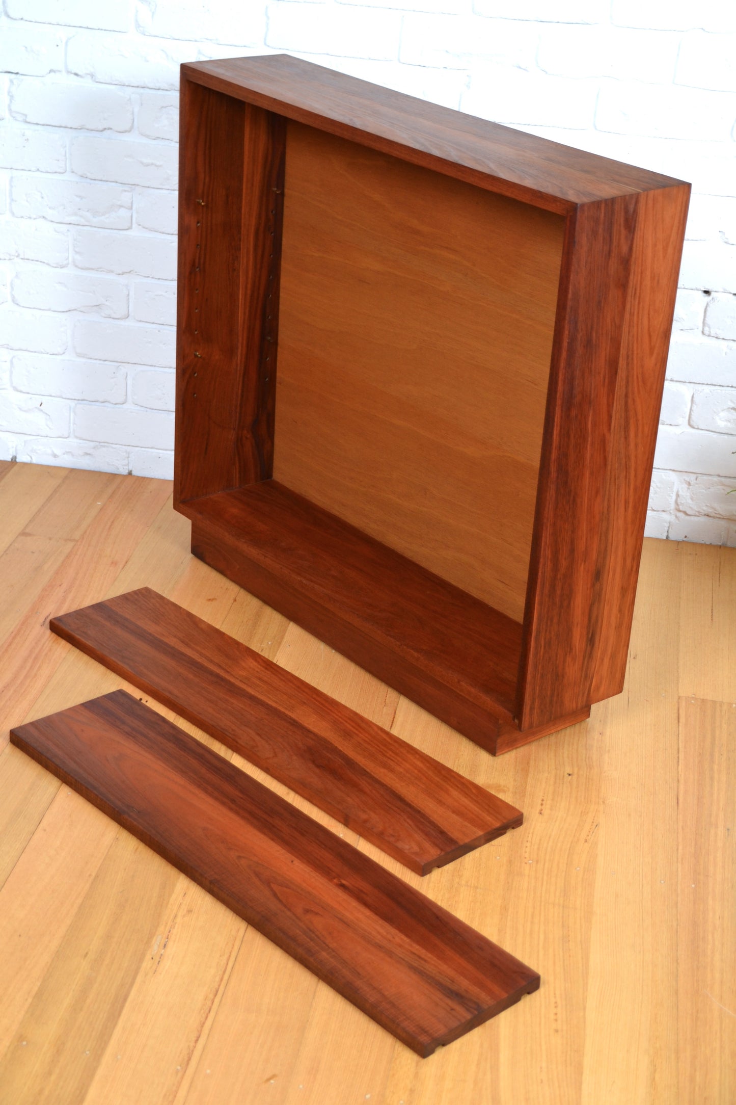 Exceptional - Vintage Australian solid Blackwood bookcase / shelf - restored