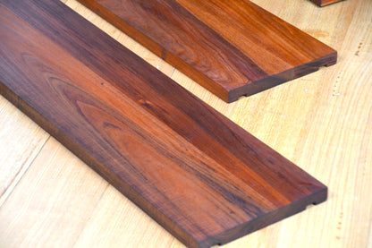 Exceptional - Vintage Australian solid Blackwood bookcase / shelf - restored
