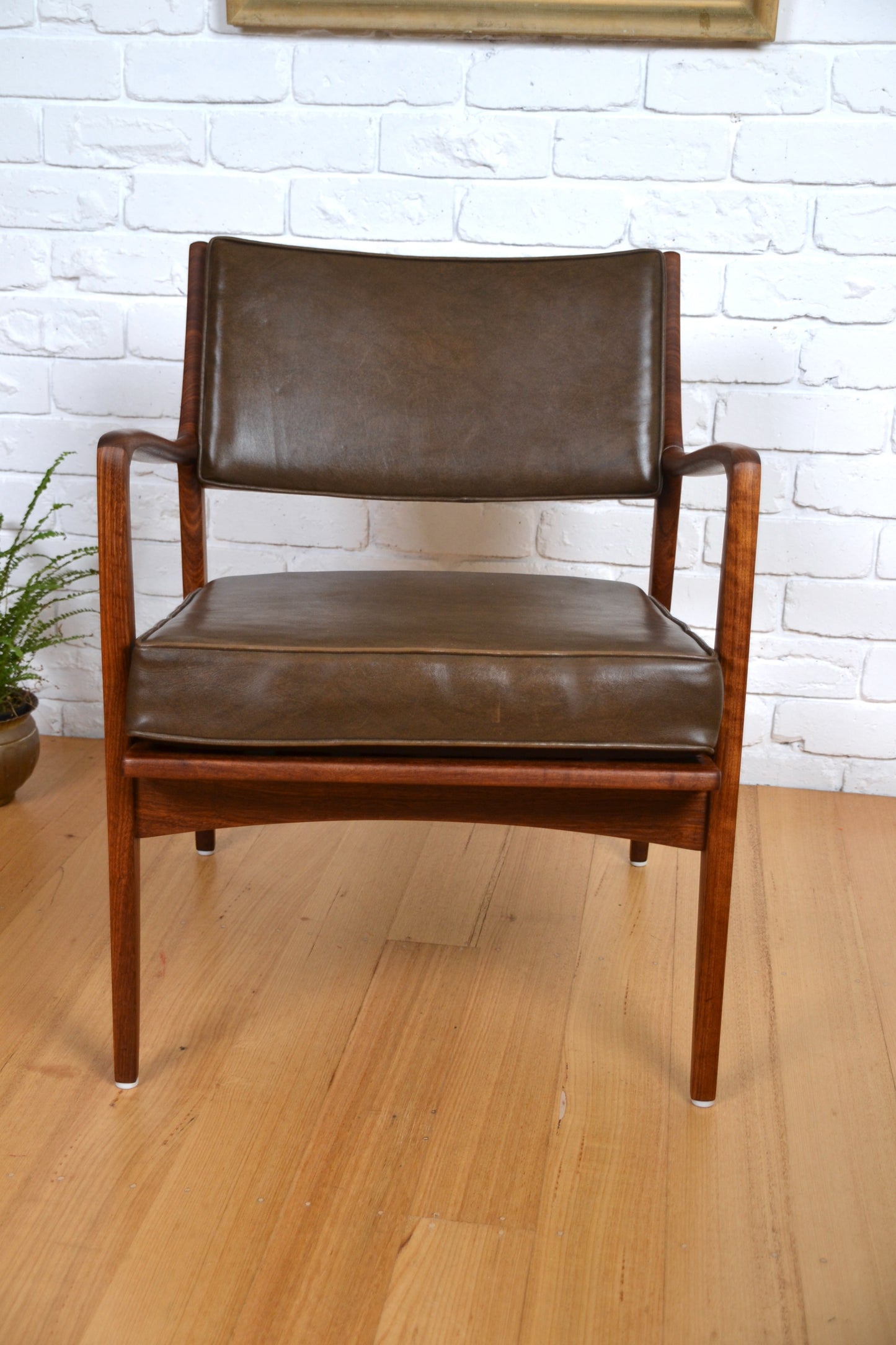 Exceptional- Mid century armchair Blackbean restored