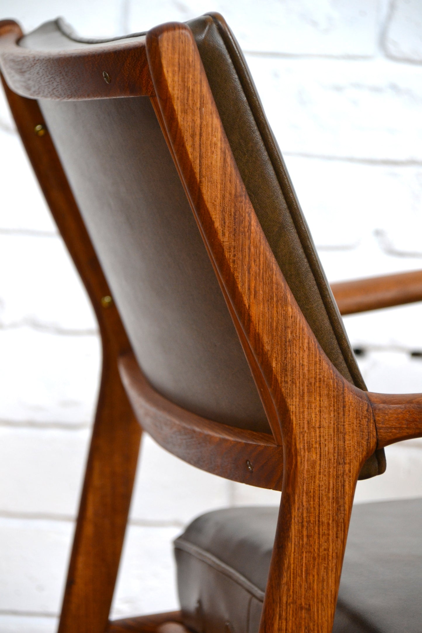 Exceptional- Mid century armchair Blackbean restored