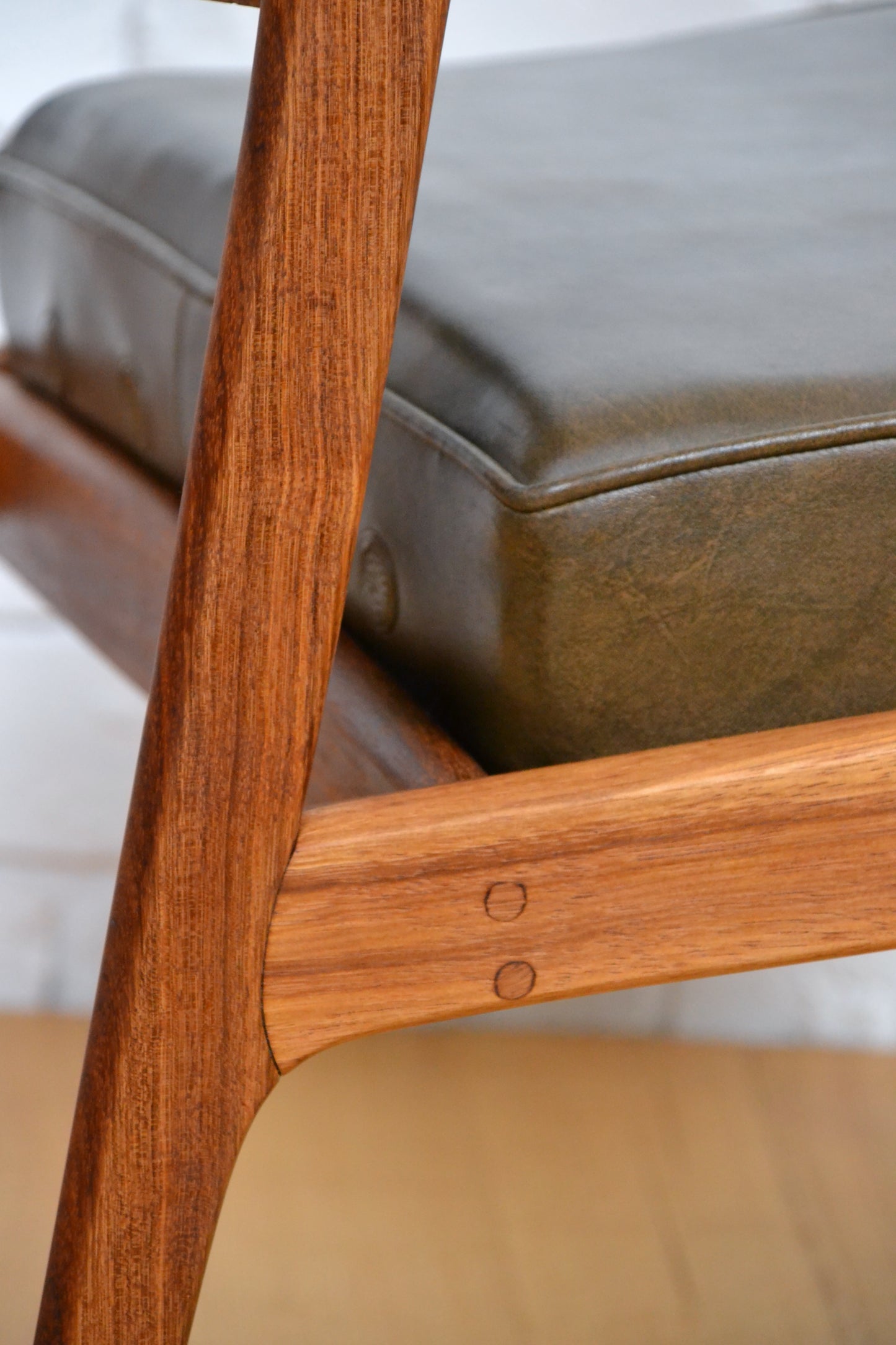 Exceptional- Mid century armchair Blackbean restored