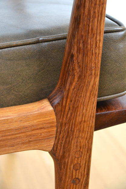 Exceptional- Mid century armchair Blackbean restored