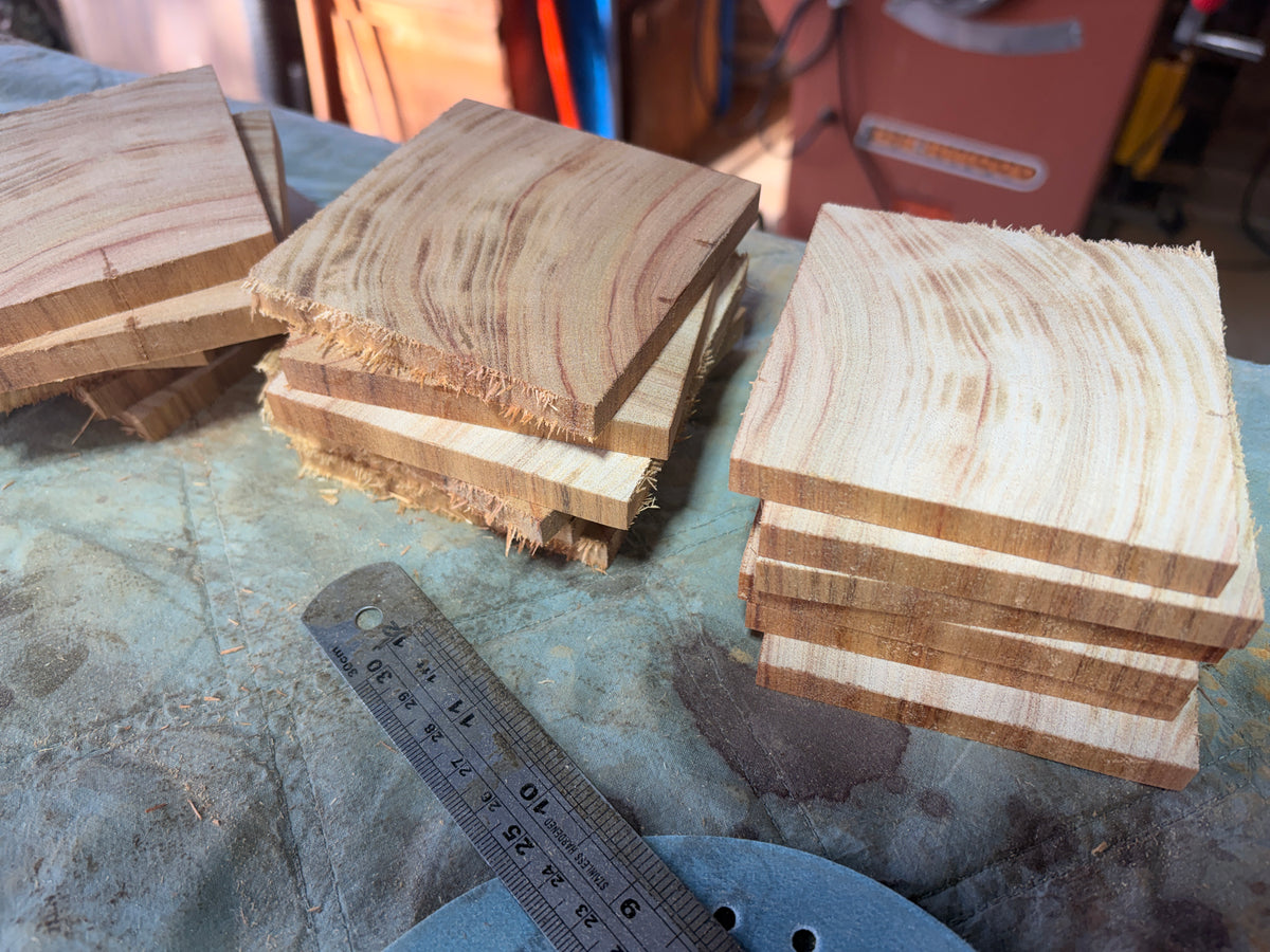 Timber coasters- eco friendly