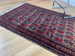 Load image into Gallery viewer, Afghan Baluchi vintage pure wool prayer rug pattern carpet / rug 2m
