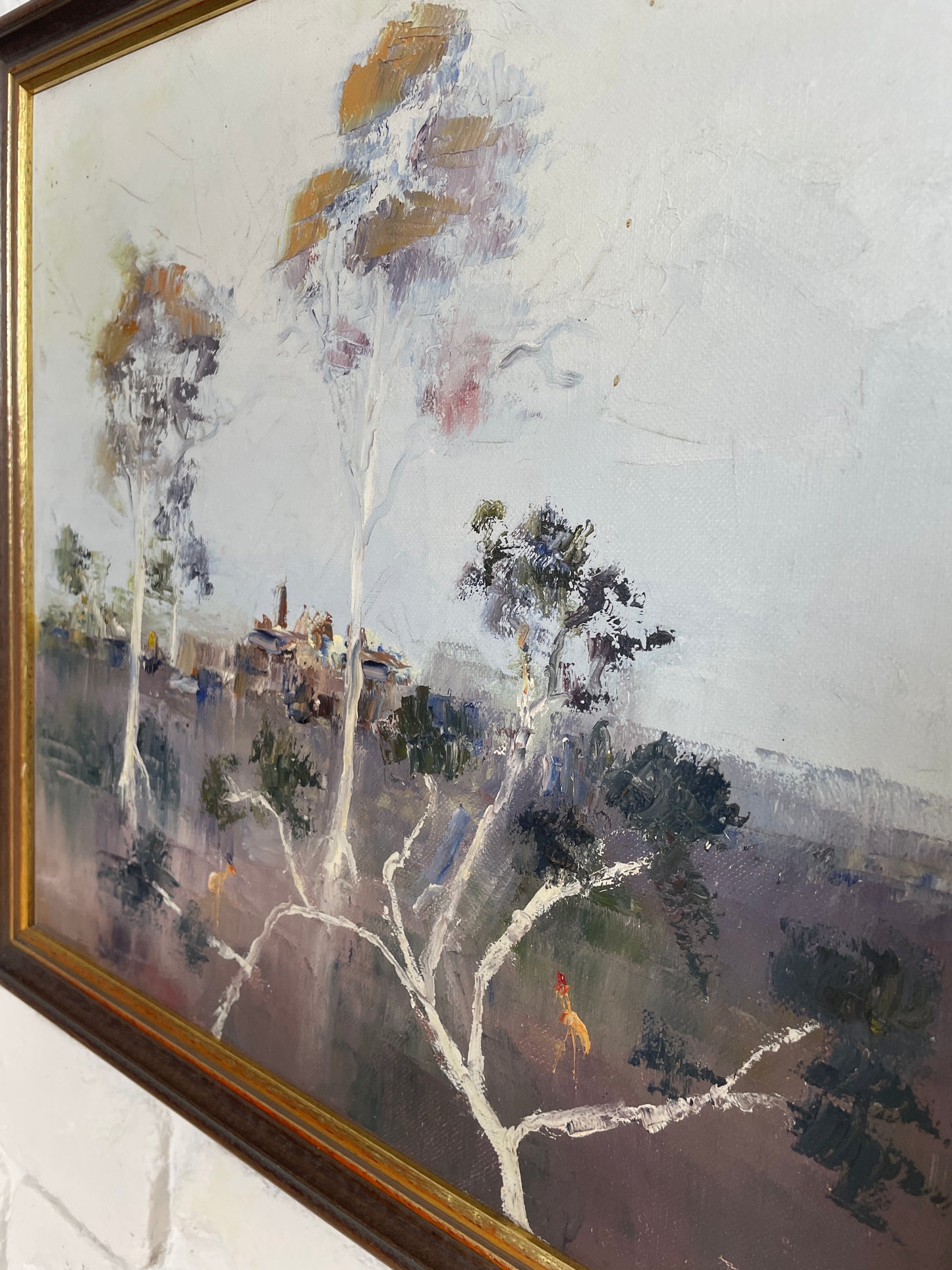 Vintage oil painting by David Pringle 1970s