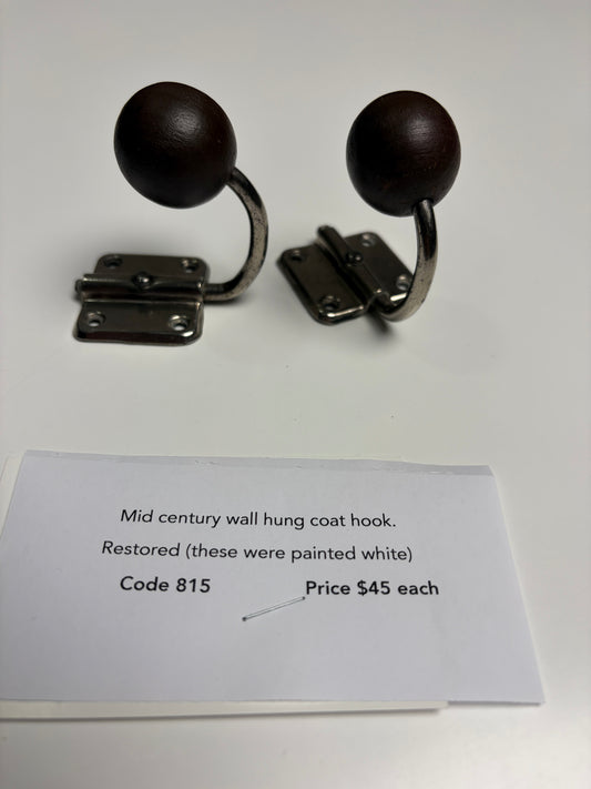 Mid century wall hook