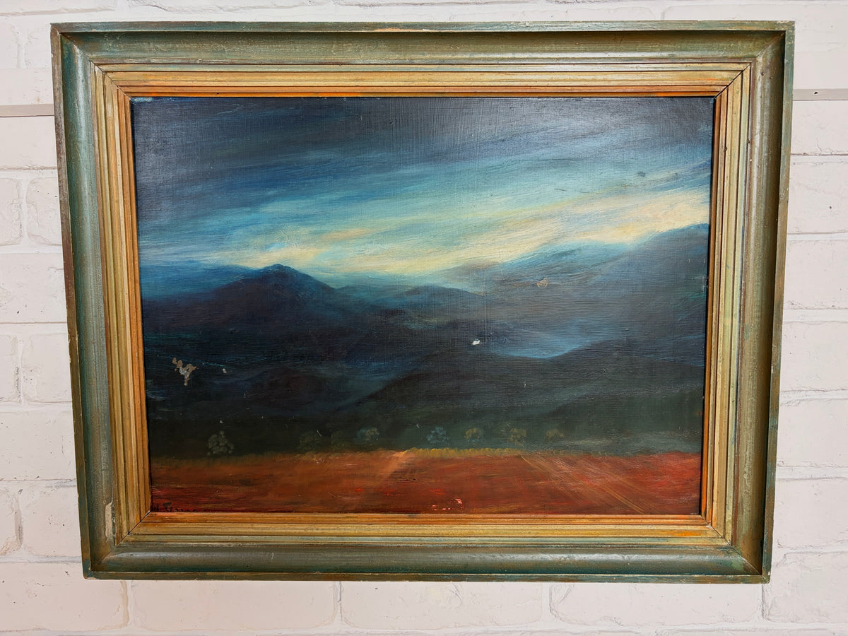 Vintage painting by Hymy Slade - Port Douglas 1970s abstract