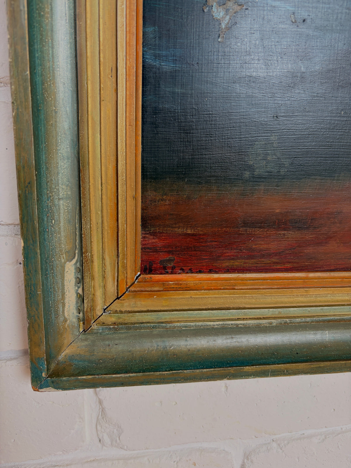Vintage painting by Hymy Slade - Port Douglas 1970s abstract