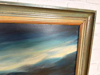 Vintage painting by Hymy Slade - Port Douglas 1970s abstract