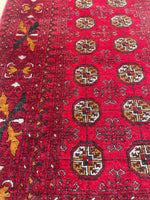 Load image into Gallery viewer, Afghan hall runner carpet wool rug / Princess Bokara 2.9 meters
