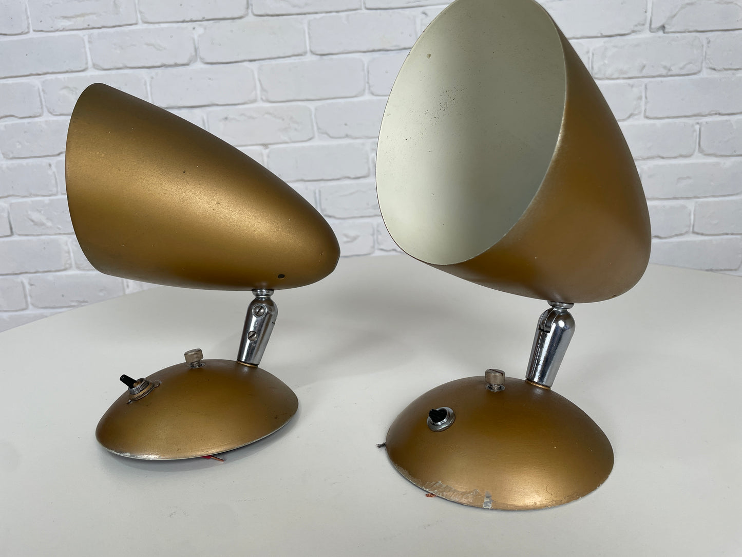BECO Australian Mid century wall sconce light / lamp - Brown Evans & Co