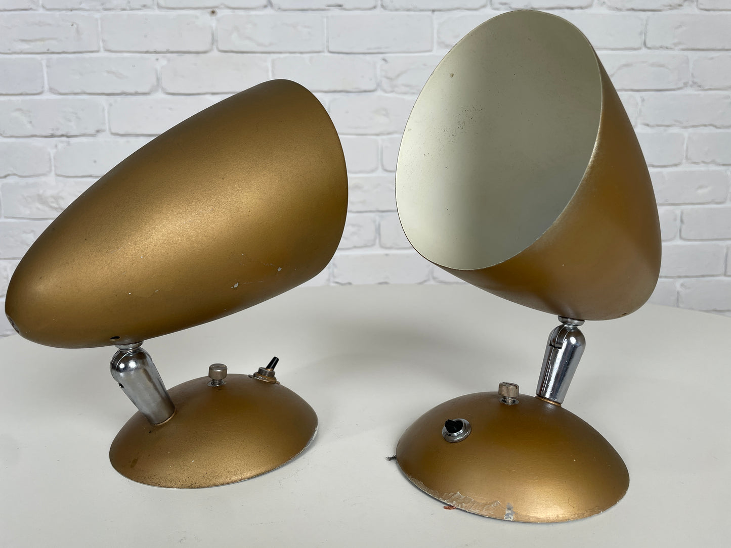 BECO Australian Mid century wall sconce light / lamp - Brown Evans & Co