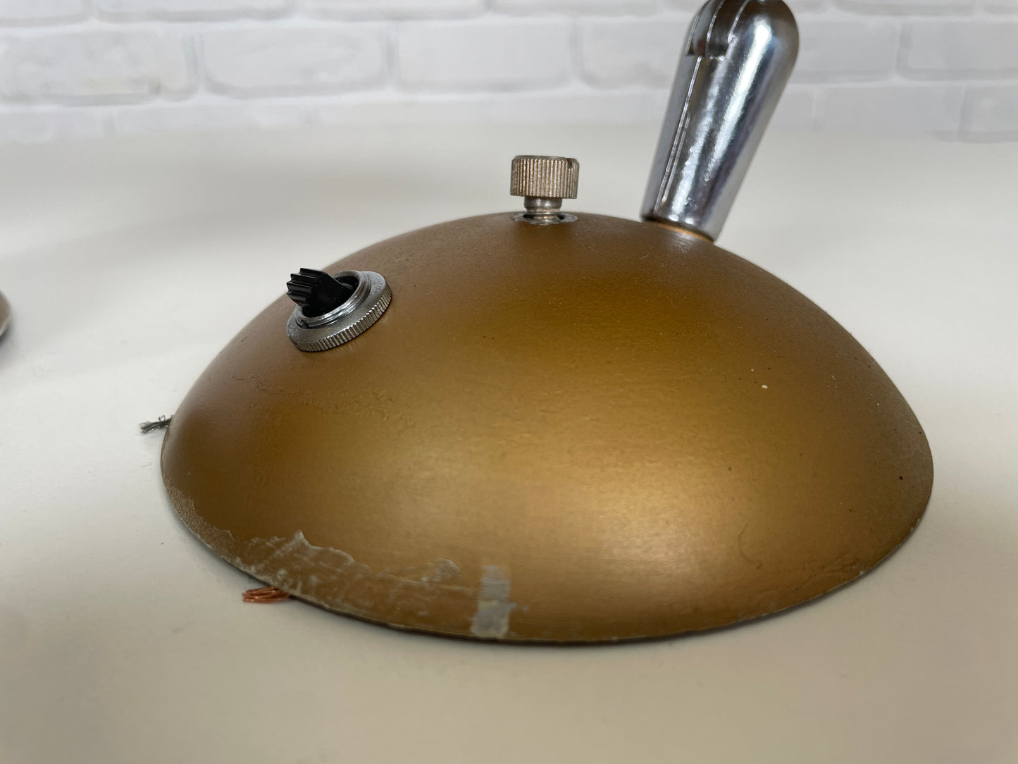 BECO Australian Mid century wall sconce light / lamp - Brown Evans & Co