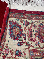 Load image into Gallery viewer, Vintage Persian wool silk rug 3 meters
