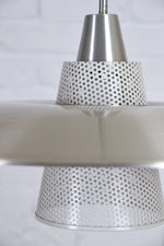 Load image into Gallery viewer, Mid century Australian BECO pendant ceiling light - UFO style no.490, Edwin Fox Furniture Vintage Mid century furniture Melbourne, Australian Mid Century, modern, Danish originals, chairs, armchairs, sofas, lounges, coffee tables, storage, sideboards, genuine Mid century lighting lamps, designer furniture, 20th century design, lighting restoration, BECO lighting, restoration mid century lighting, genuine mid century furniture,
