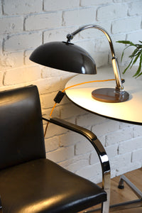 Vintage Hala Zeist Desk Lamp Bauhaus design by Herman Busquet, Edwin Fox Furniture Vintage Mid century furniture Melbourne, Australian Mid Century, modern, Danish originals, chairs, armchairs, sofas, lounges, coffee tables, storage, sideboards, genuine Mid century lighting lamps, designer furniture, 20th century design, lighting restoration, BECO lighting, restoration mid century lighting, genuine mid century furniture,